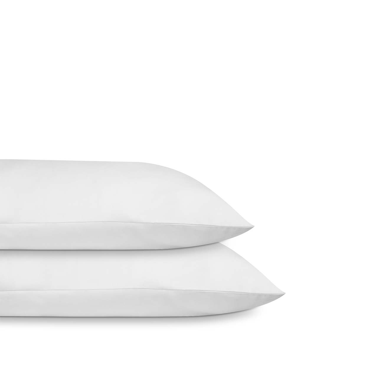 White cotton pillow case